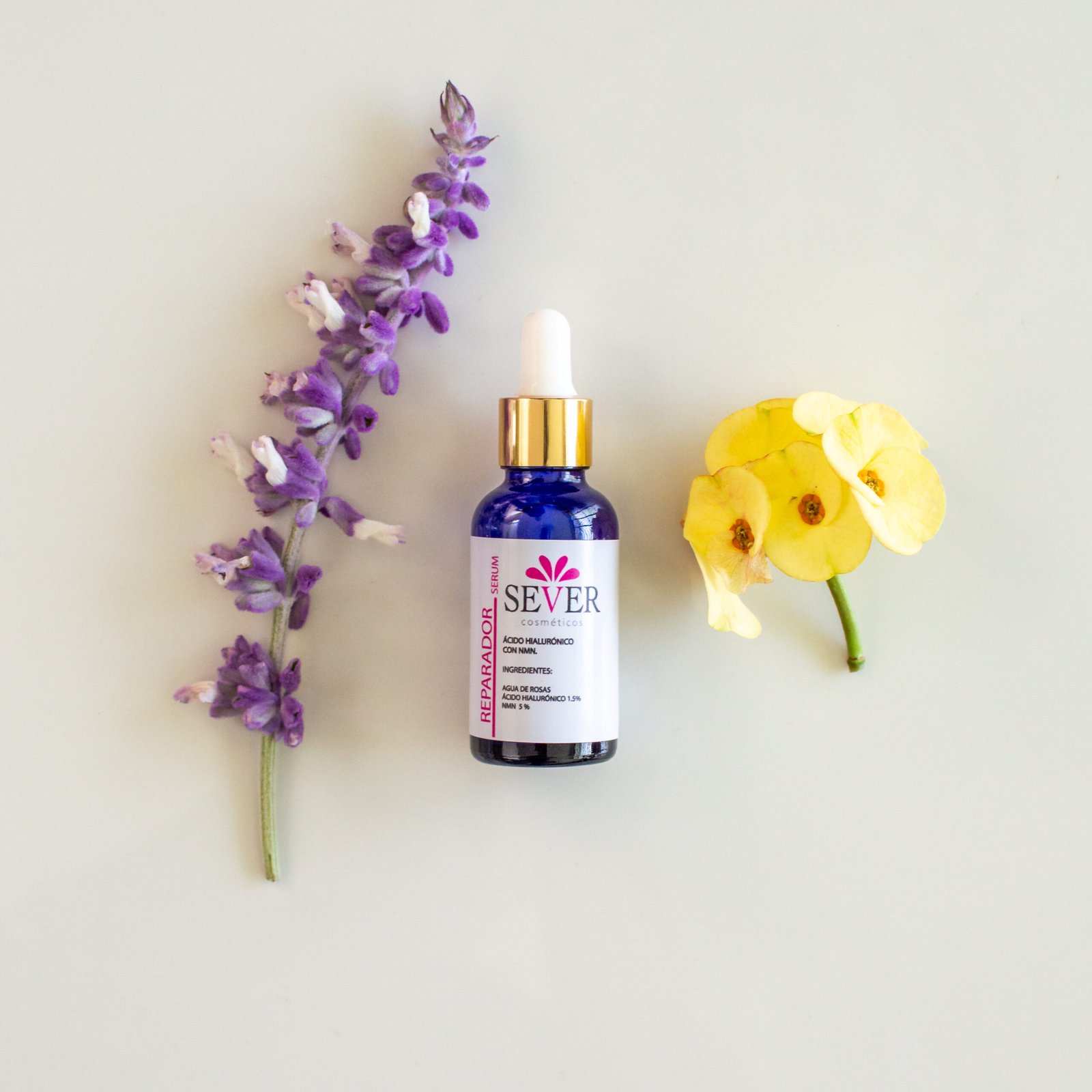 Ácido Hialurónico con NMN Sérum Sever 30 ml.